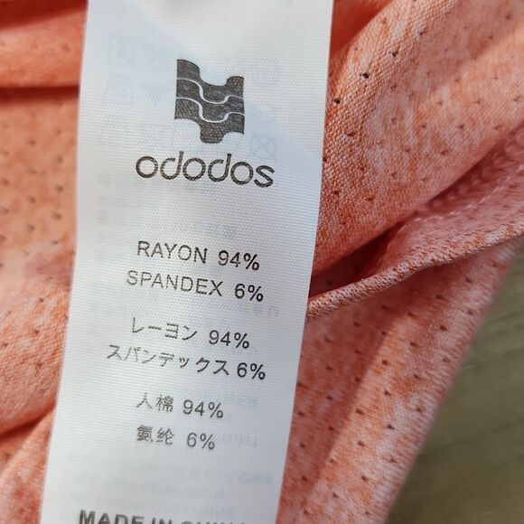 🔹️🔺️NWT Orange/Peach Racerback Athletic Tanktop Large - Picture 11 of 11